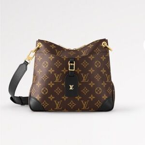 Louis Vuitton Odeon crossbody PM Shoulder bag Monogram Black Leather M46353